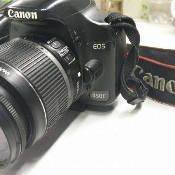 Canon 450d kit set (body+18-55mm)