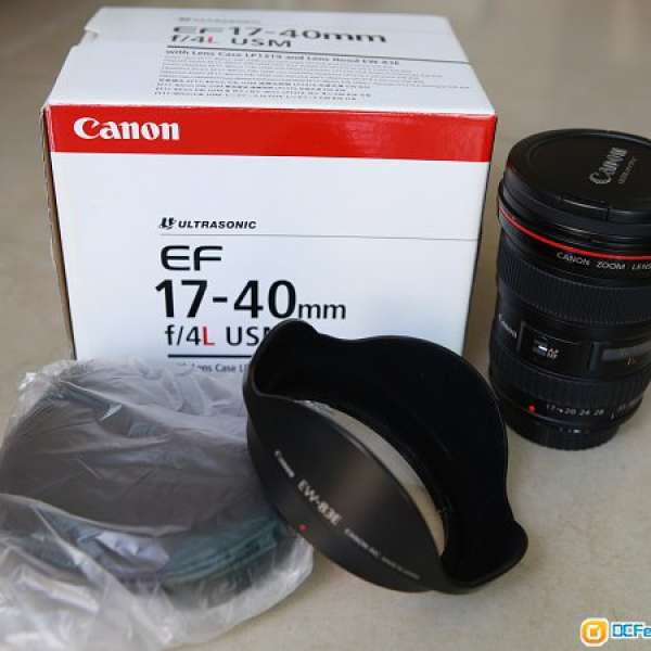 Canon EF 17-40mm f/4L USM (新淨小用)