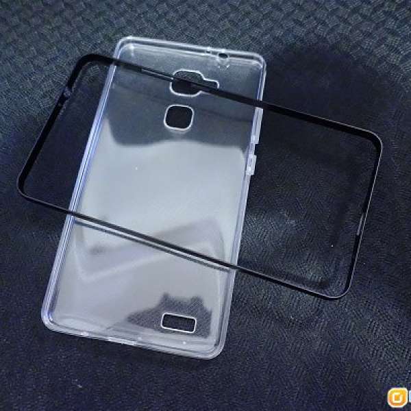 Huawei Mate 7 金屬邊框手機套矽膠二合一 ( 華為 )(黑色)