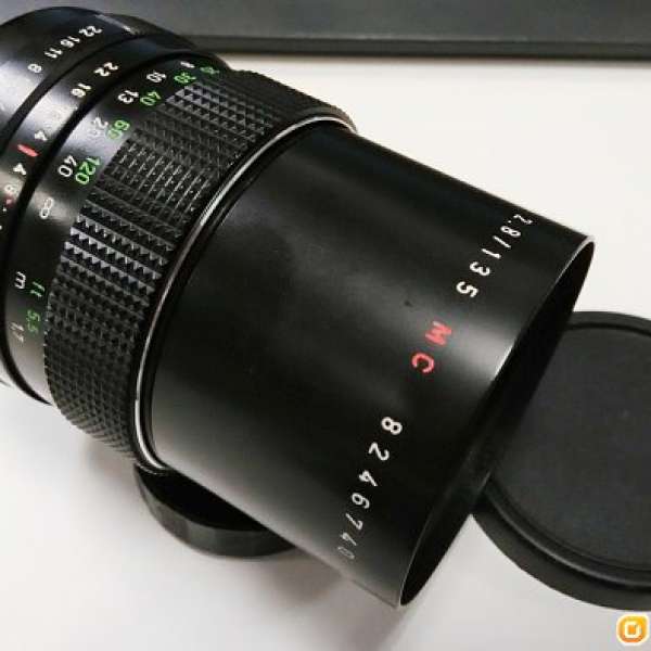 Pentacon Auto 135/2.8 紅MC M42 Lens 手動鏡 〈Made in G.D.R〉