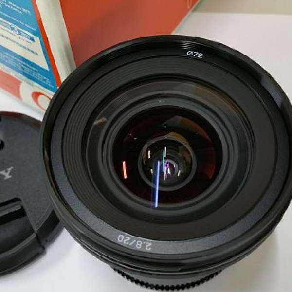 Sony SAL 20mm f2.8 兼容 Full Frame 產地: 日本 原裝前後蓋