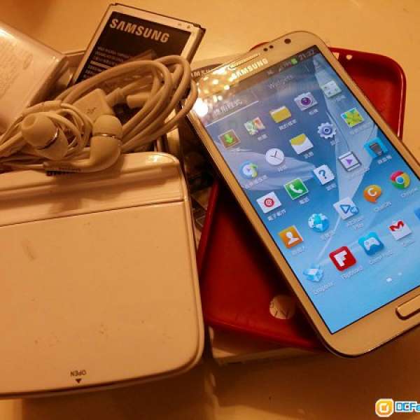 95%新白色 Samsung Note 2 LTE 4G