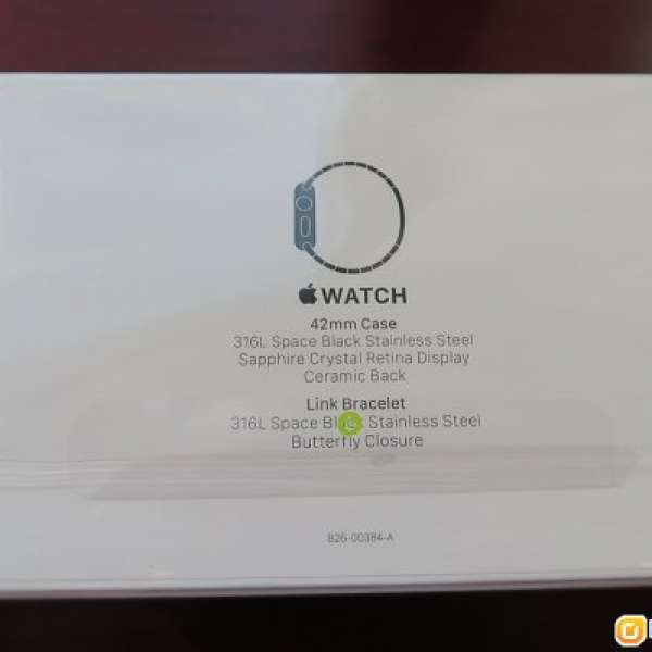 全新 Apple Watch Space Black Stainless Steel 42mm 可交換 iPhone 6s Plus