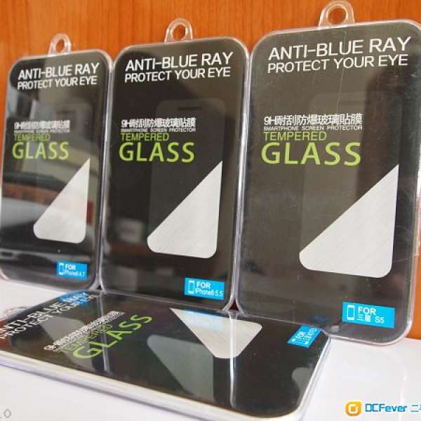 出售IPHONE 5, IPHONE 6, 6PLUS 防藍光玻璃保護貼