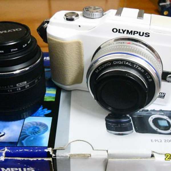 Olympus E-PL2  機身連 17mm kit 鏡,盒裝，配件全齊。
