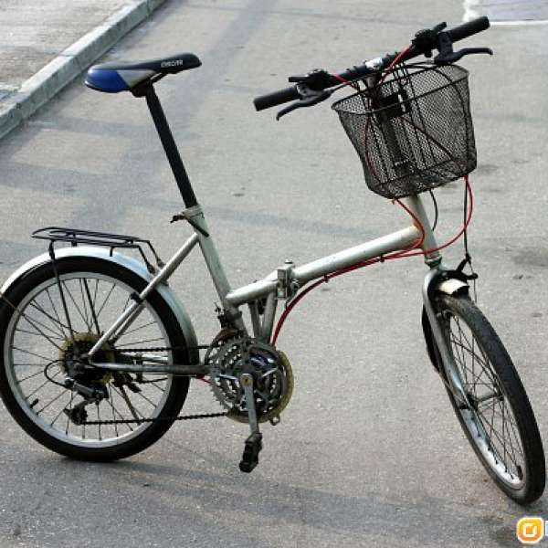 20 吋有籃摺合式單車  (屯門 元朗 天水圍) 20 Inch Folding Bike
