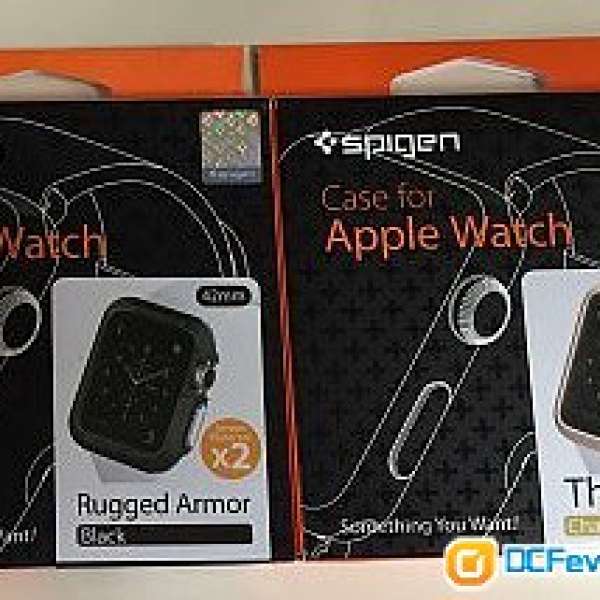 Apple watch 42mm 原裝 Spigen 保護套2個