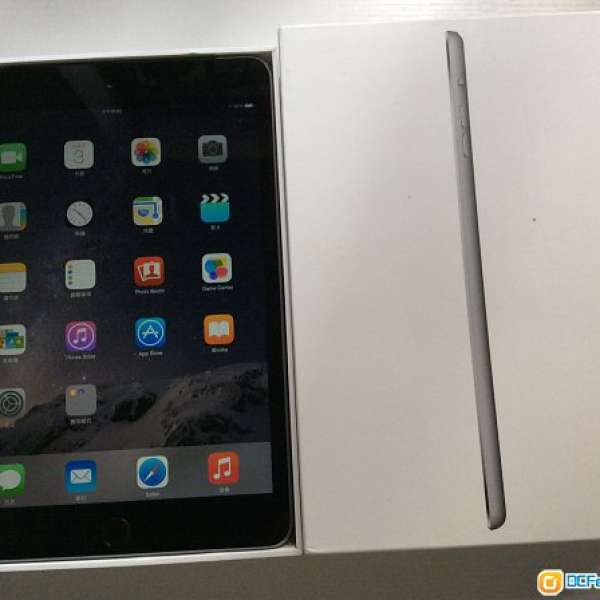 出售 九成新以上iPad mini3 /64g 4g+wifi 黑色