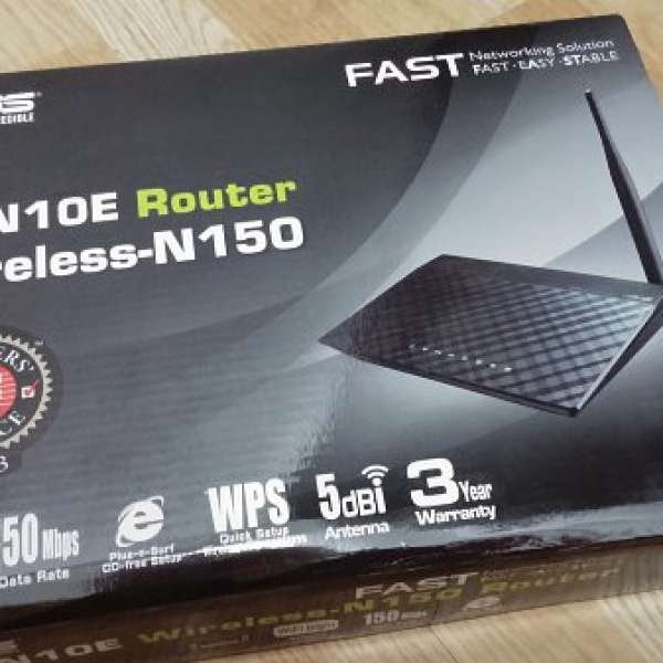 Asus RT-N10E router (wireless N150)