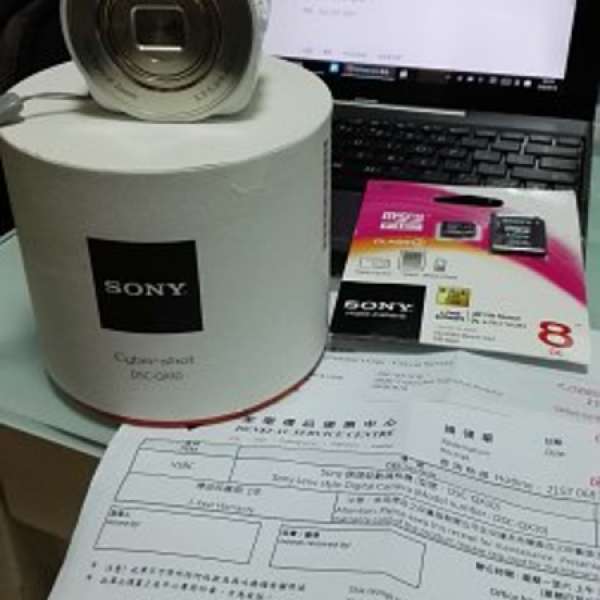 100% Sony Cyber-shot DSC-QX10 白色 保到2016年8月
