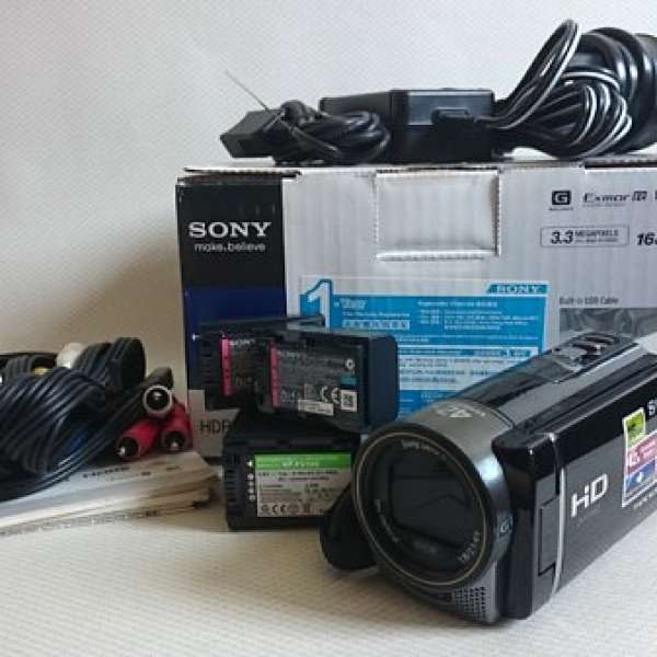 90%NEW SONY HDR-CX160E 數碼攝錄機連2個原廠電及高容量電