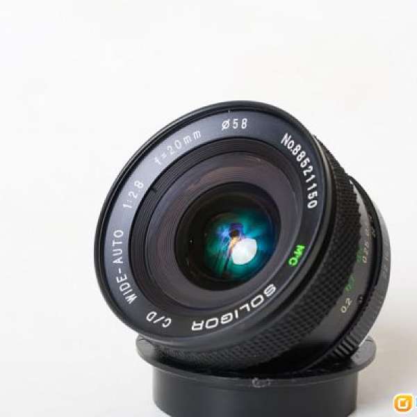 Soligor/Spiratone 20mm F2.8 'Bokeh Master" 兩支 MD/FD Sony m43 Fuji NX