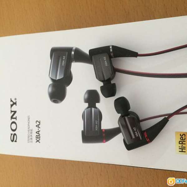 90%新 Sony XBA-A2入耳耳機 [可用耳罩式耳機換]