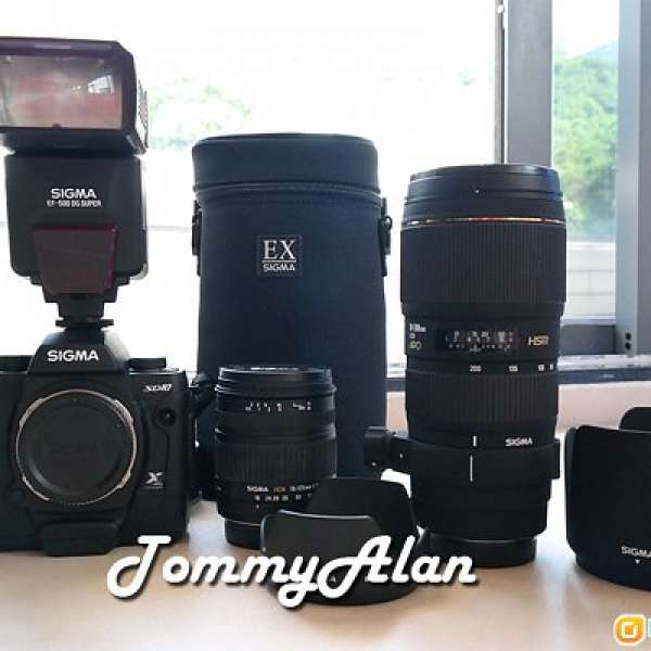 SIGMA SD10 & 18-125mm & EX 70-200mm F2.8 HSM (SA) & EF-500 FOVEON X3