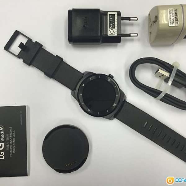 (90%新 水貨) LG G Watch R W110 Smartwatch 智慧手錶 (黑色)
