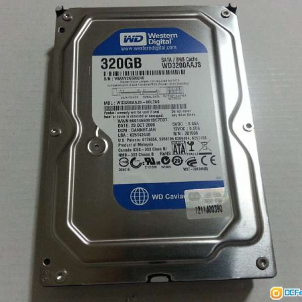 WD 320G 3.5"SATA