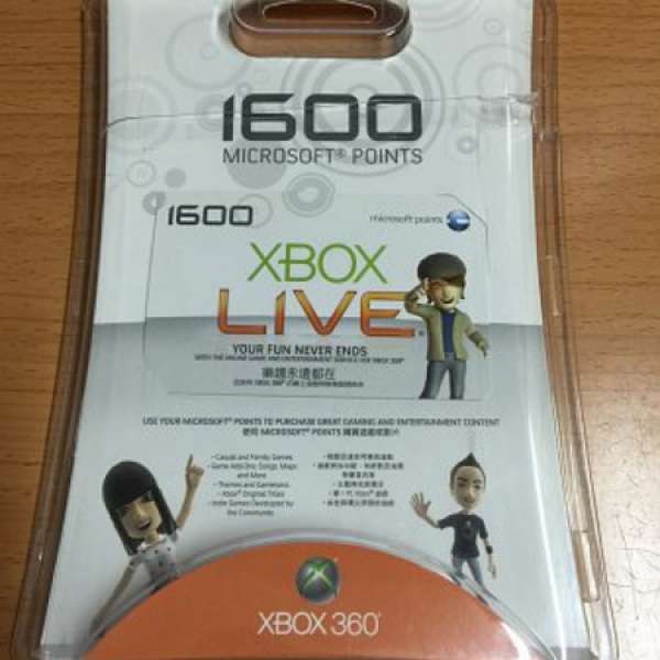 XBOX 360 LIVE 1600 POINT