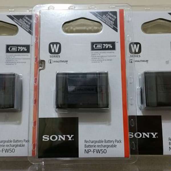 全新Sony 原廠電池NPFW50  A7系列 A5000 A5100 A6000