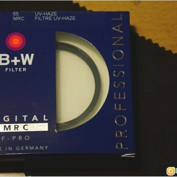 B+W F-PRO UV HAZE MRC 55mm Filter UV濾鏡  90% new