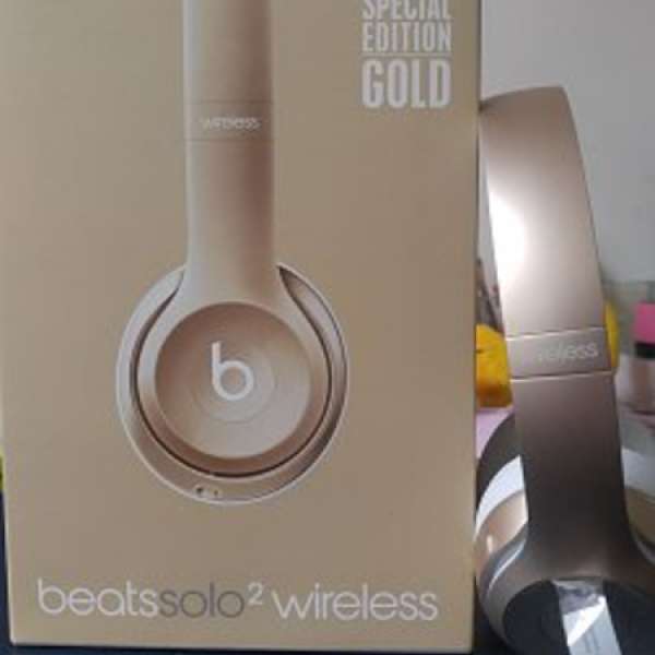 割愛 99%新monster beats audio solo2 wireless special Edition gold金色