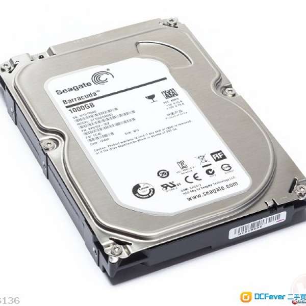 壞的Seagate 1TB Desktop HDD