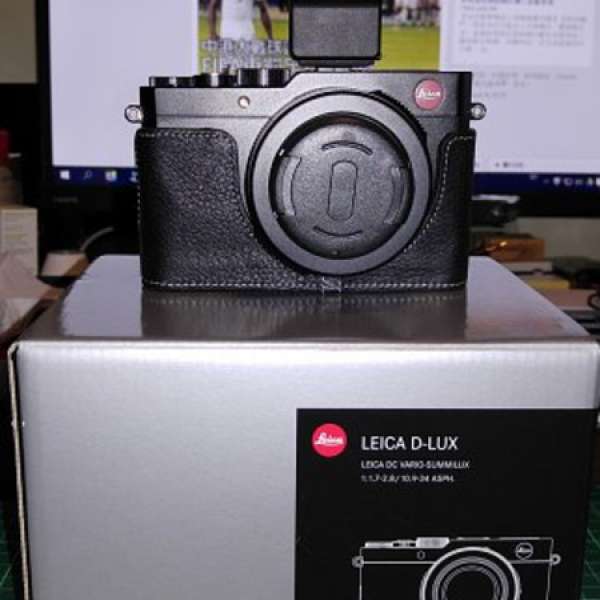 LEICA D-Lux TYPE 109 連皮套 / 43mm uv filter / 3 x 電池 / 副廠充電座