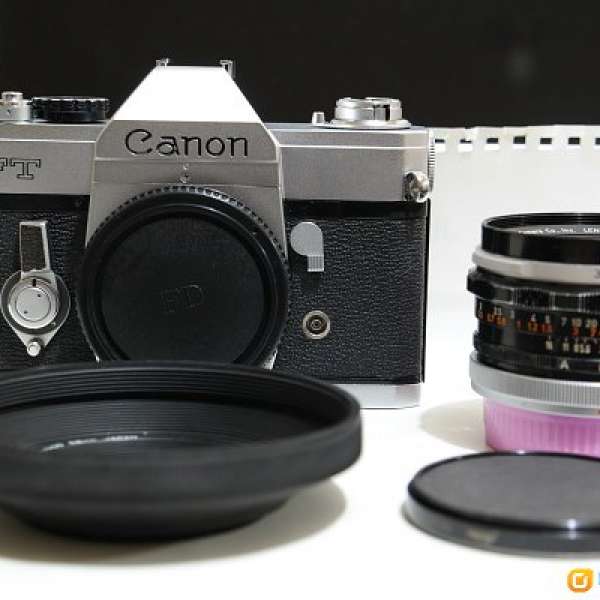 Canon FT + FL 28mm F3.5...