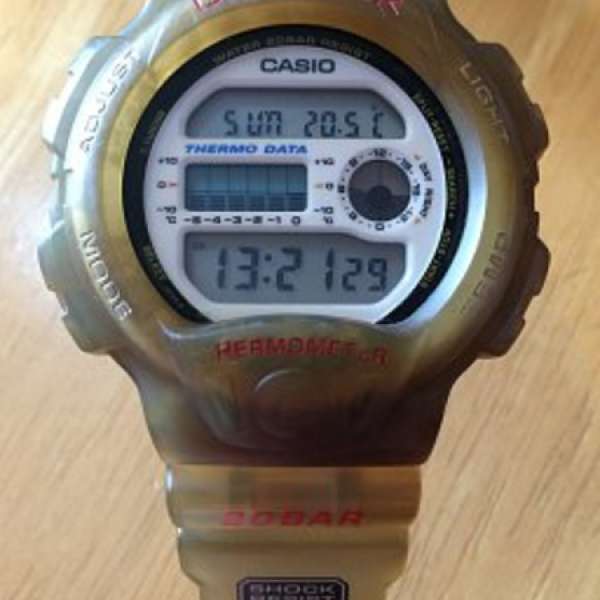 Casio G-Shock DW-6100 燈胆仔