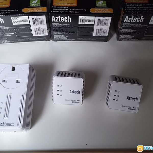 AZTECH 200 Mbps Home Plug HL110EP(A)x1,  HL112E-ARx2