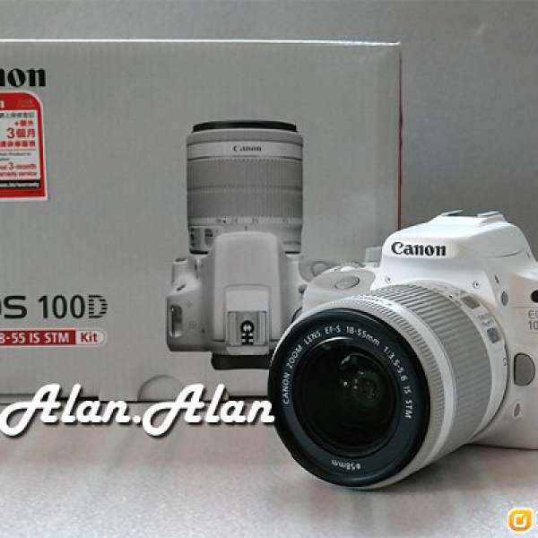 CANON DSLR EOS 100D BODY, EF-S 18-55mm IS STM KIT SET 白色 / White