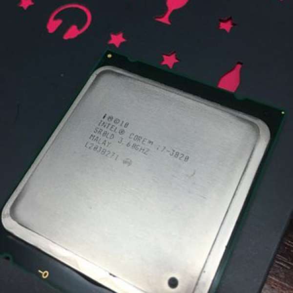 i7-3820 3.6GHZ  CPU, sockets LGA 2011