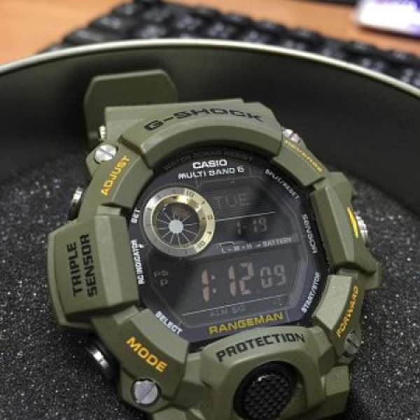 G shock GW9400-3 Rangeman 綠貓 (not Seiko, Citizen, Frogman, Luminox)