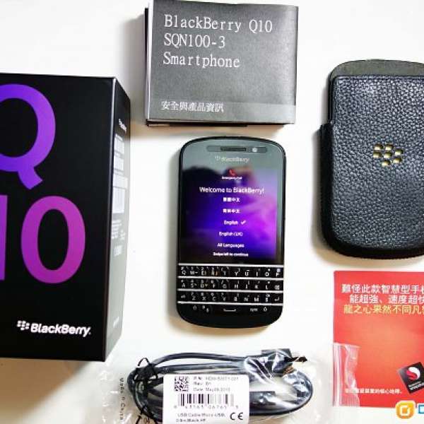 90% 新 Blackberry Q10 | 有盒 | 皮套