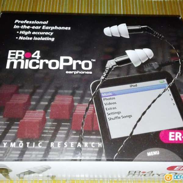 Etymotic Research er-4p MicroPro IEM earphone 入耳式耳機