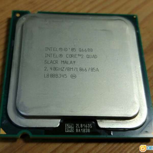 Intel Core2Quad Q6600 G0 省電版