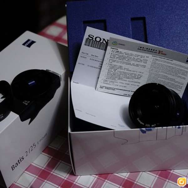 Zeiss Batis Sony E mount 25mm F2 行貨 99.9%新 連B+W MRC nano filter