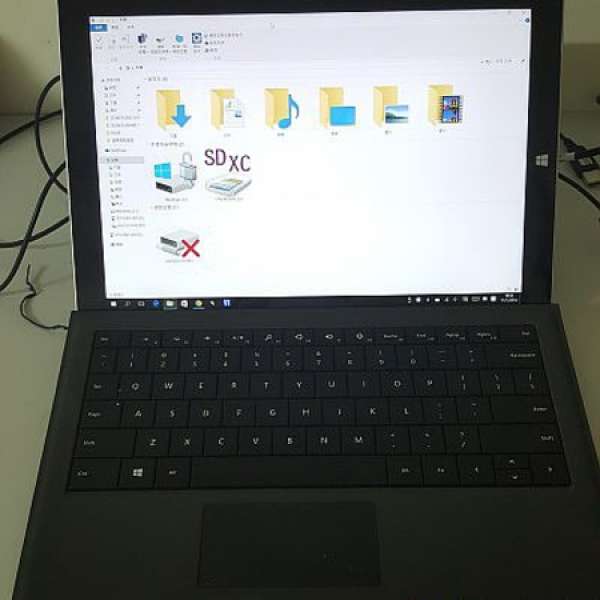 Surface Pro 3 i7-8g ram 256ssd 連 灰色 type keyboard