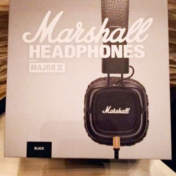 全新 Marshall Earphones MAJOR II耳筒 (黑色)