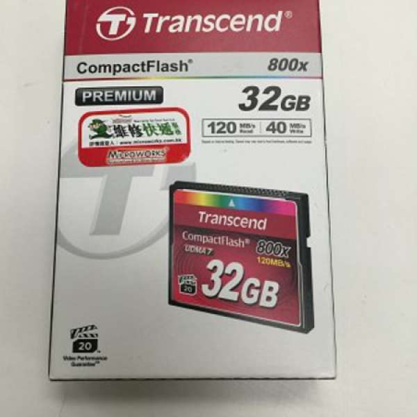 Transcend CF 800X 32GB(TS32GCF800)