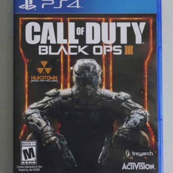 PS4：Call of Duty: Black Ops III (中文版)