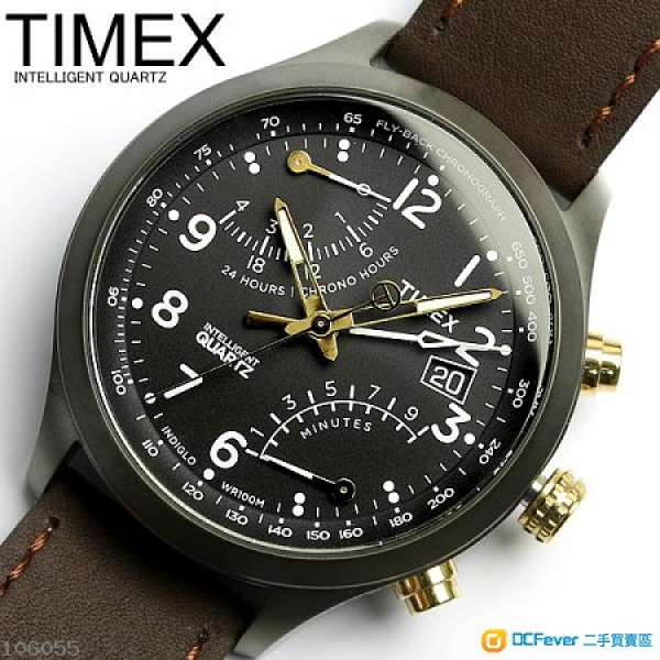 TIMEX Men's Watch 大裝手錶 T2N931DH 背光燈 黃翠如 款 生日禮物