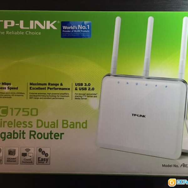 TP-LINK AC1750 Wireless Dual Band Gigabit Router Archer C8