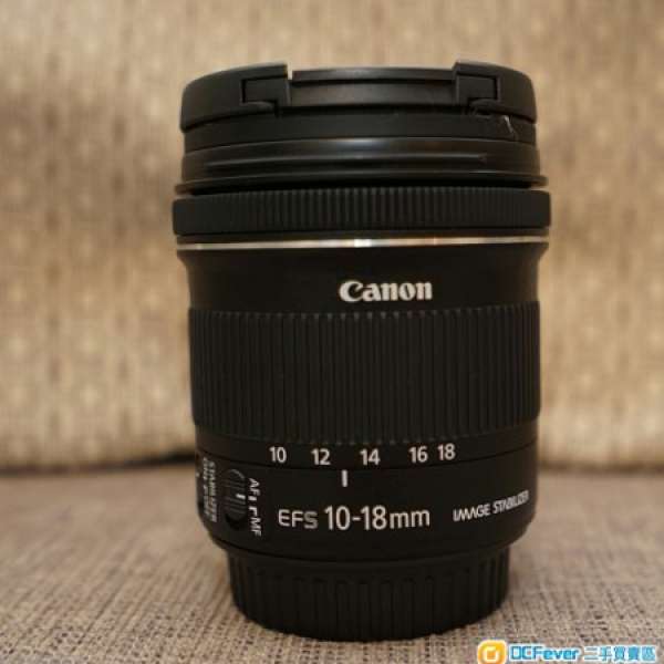 二手保養佳Canon EF-S 10-18mm f/4.5-5.6 IS STM，價1500.
