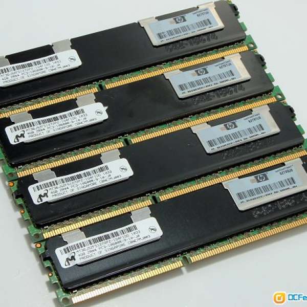 鎂光 DDR3 1333 ECC REG 16GB (4X4G) PC3-10600R for Apple Mac pro 5,1