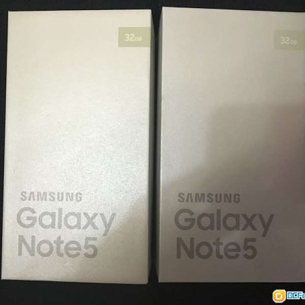 100%全新未開封Samsung Galaxy Note 5 (台機）