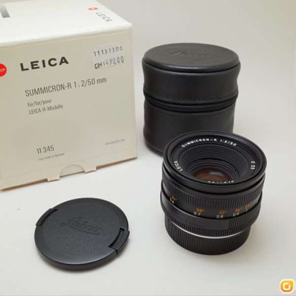Leica Summicron-R 50mm F2 ROM E55 經典萊卡標準鏡 （95% New)