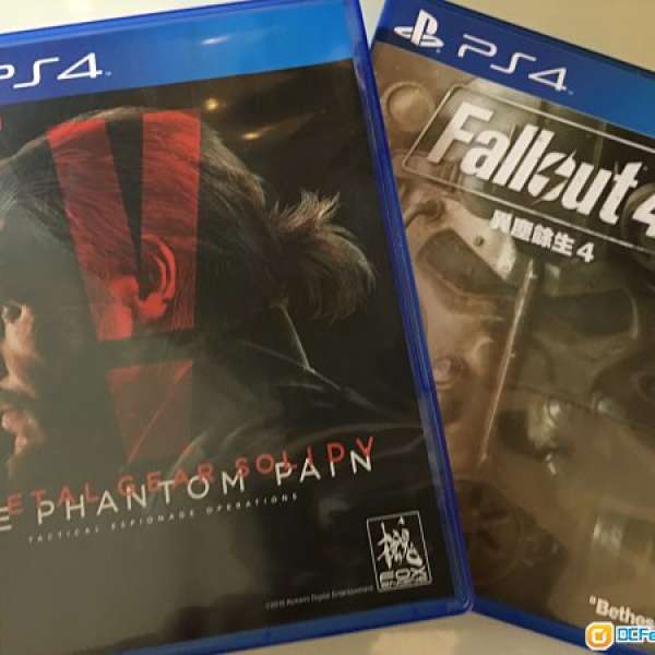 PS4 Fallout 4 中, 英文版, METAL GEAR SOLID V 英文版