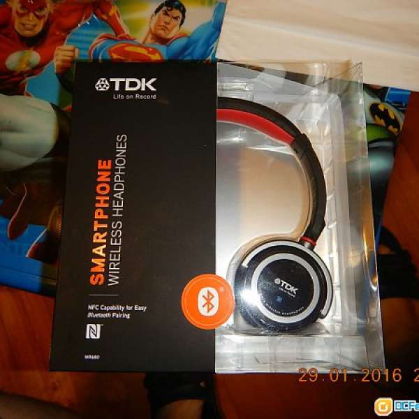 100% 全新TDK 藍牙headphone WR680 NFC