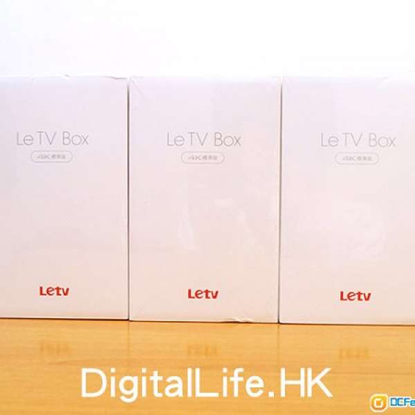 未開封行貨 LeTV 樂視盒子Letv Box 4K 標準版 連六個月英超