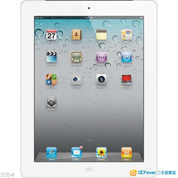 iPad 2 32GB wifi 白色 90%new 0花痕